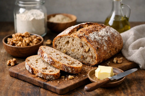 Recette pain maison aux noix bio facile