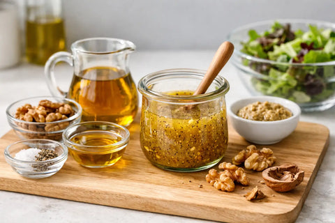 Recette vinaigrette huile de noix facile