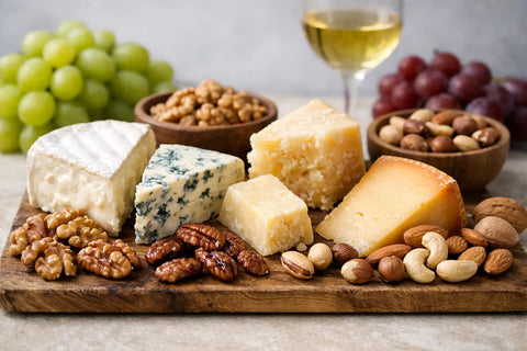 10 meilleurs accords fromage et noix